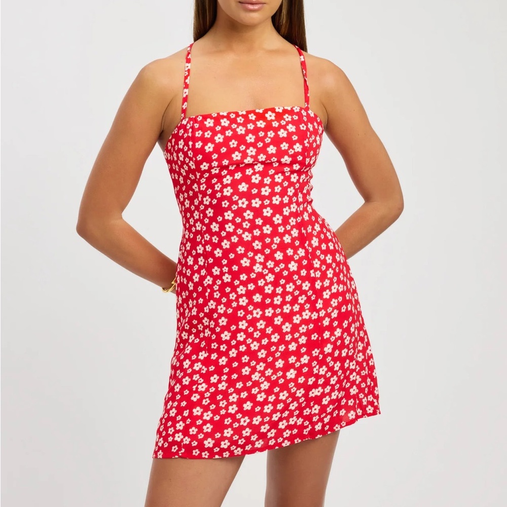 Kookai SCARLET CROSS BACK DRESS